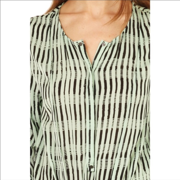 A.L.C. Silk Simona Printed Tunic Dress size S/P - Picture 3 of 4